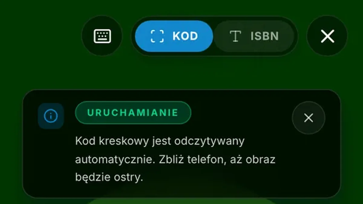 Skaner w trybie KOD