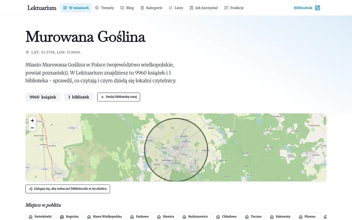 Strona miejscowości Murowana Goślina