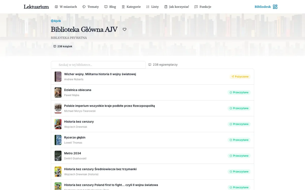 Publiczna biblioteczka czytelnika