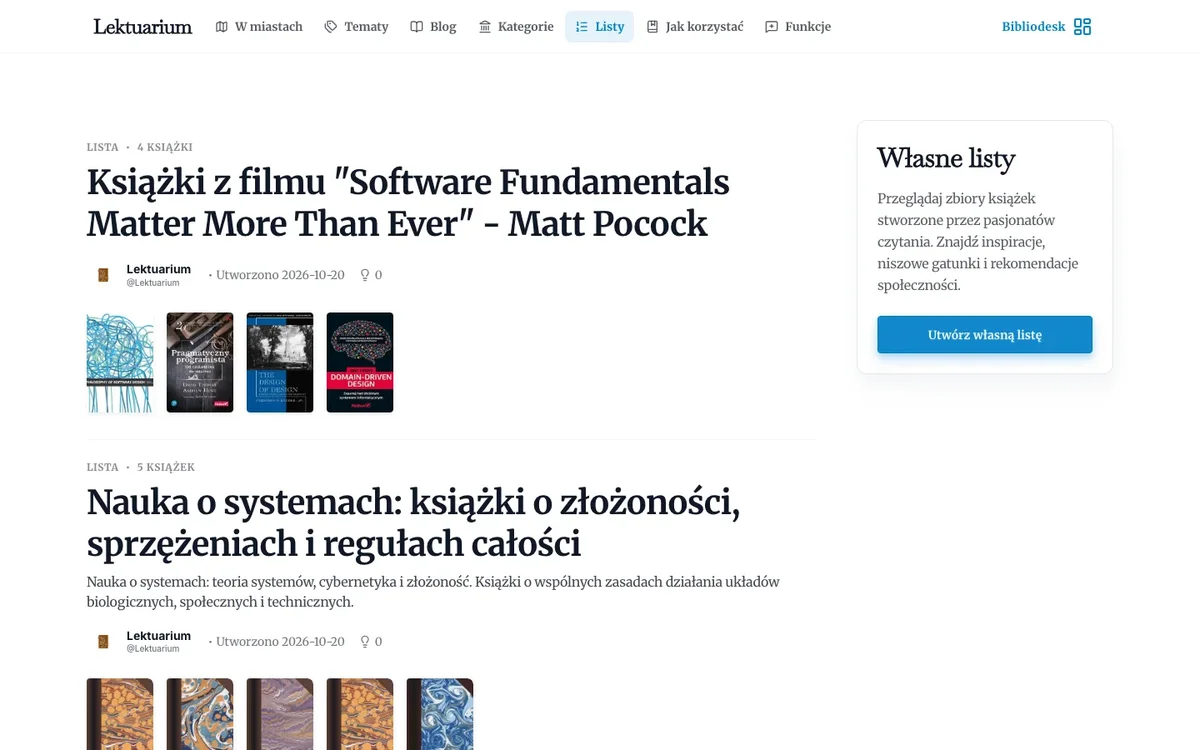 Publiczne listy książek