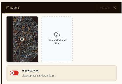 Wybór okładki